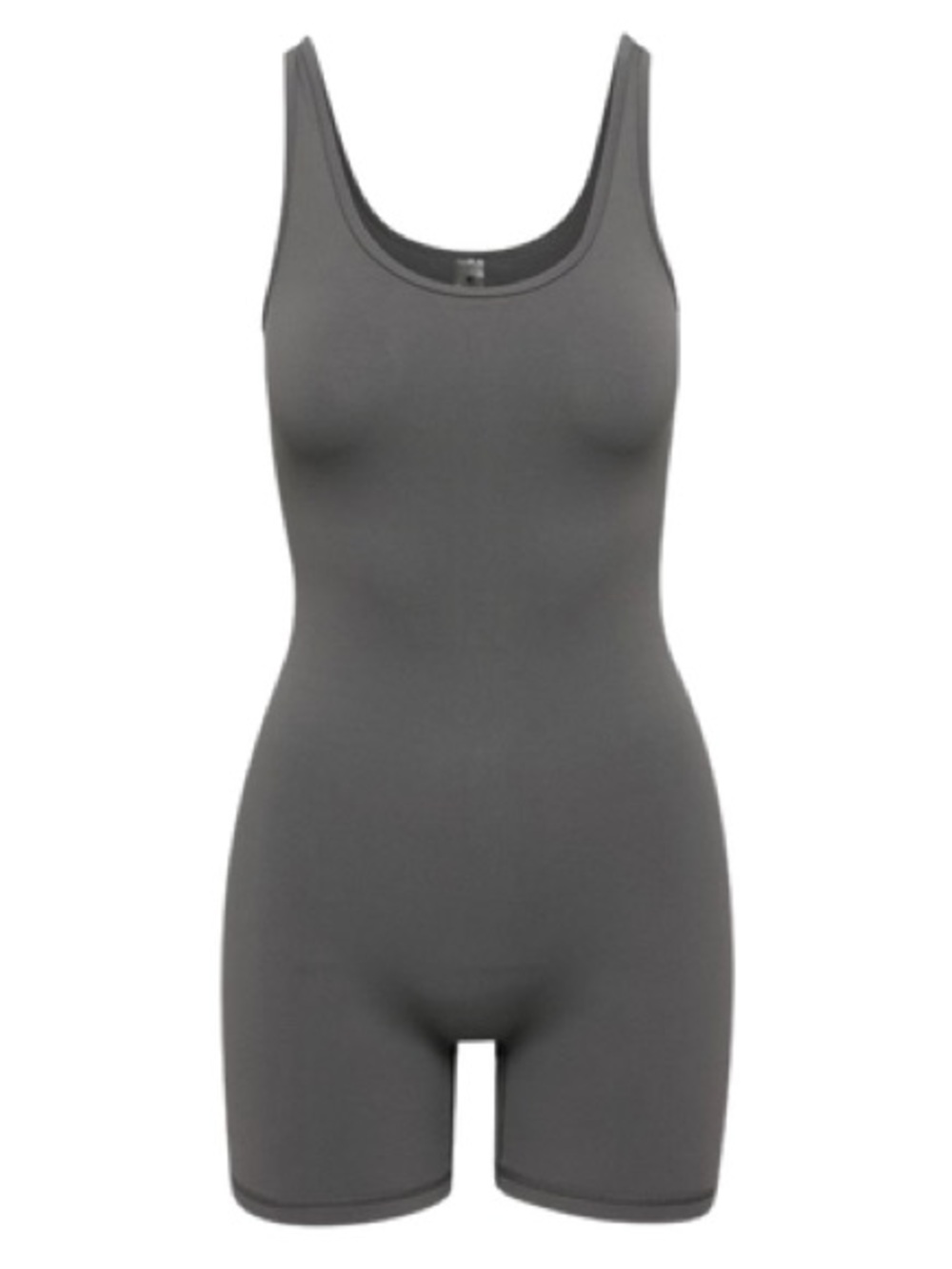 Aritzia TNA life shake it Gray Sleeveless Seamless Romper